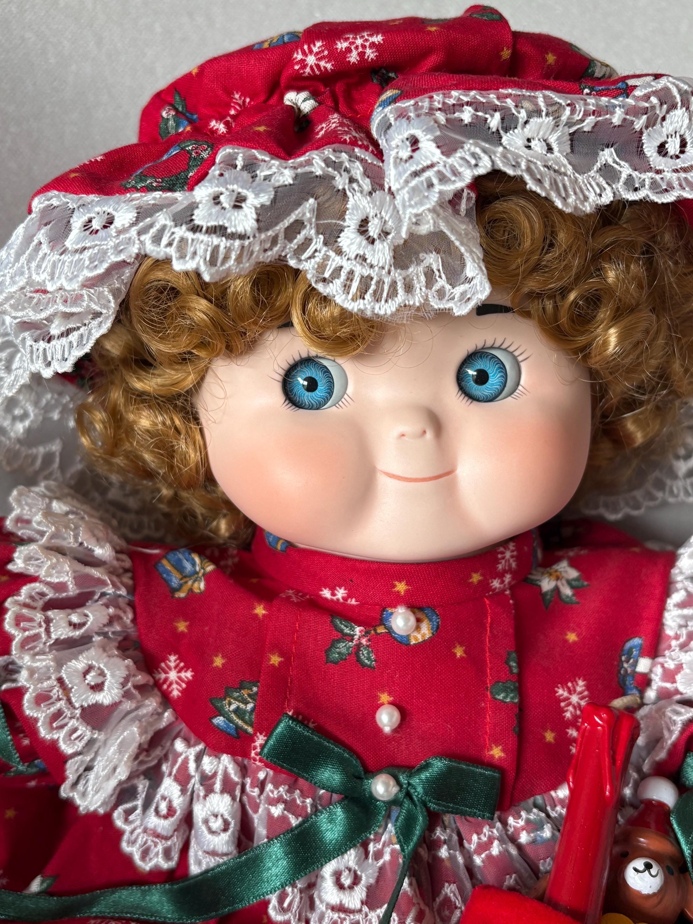 Small_doll silly styje スモールドール　遠藤商店 Goebel L'il Dolly Dingle Doll: 1993 Ltd Ed Porcelain Musical