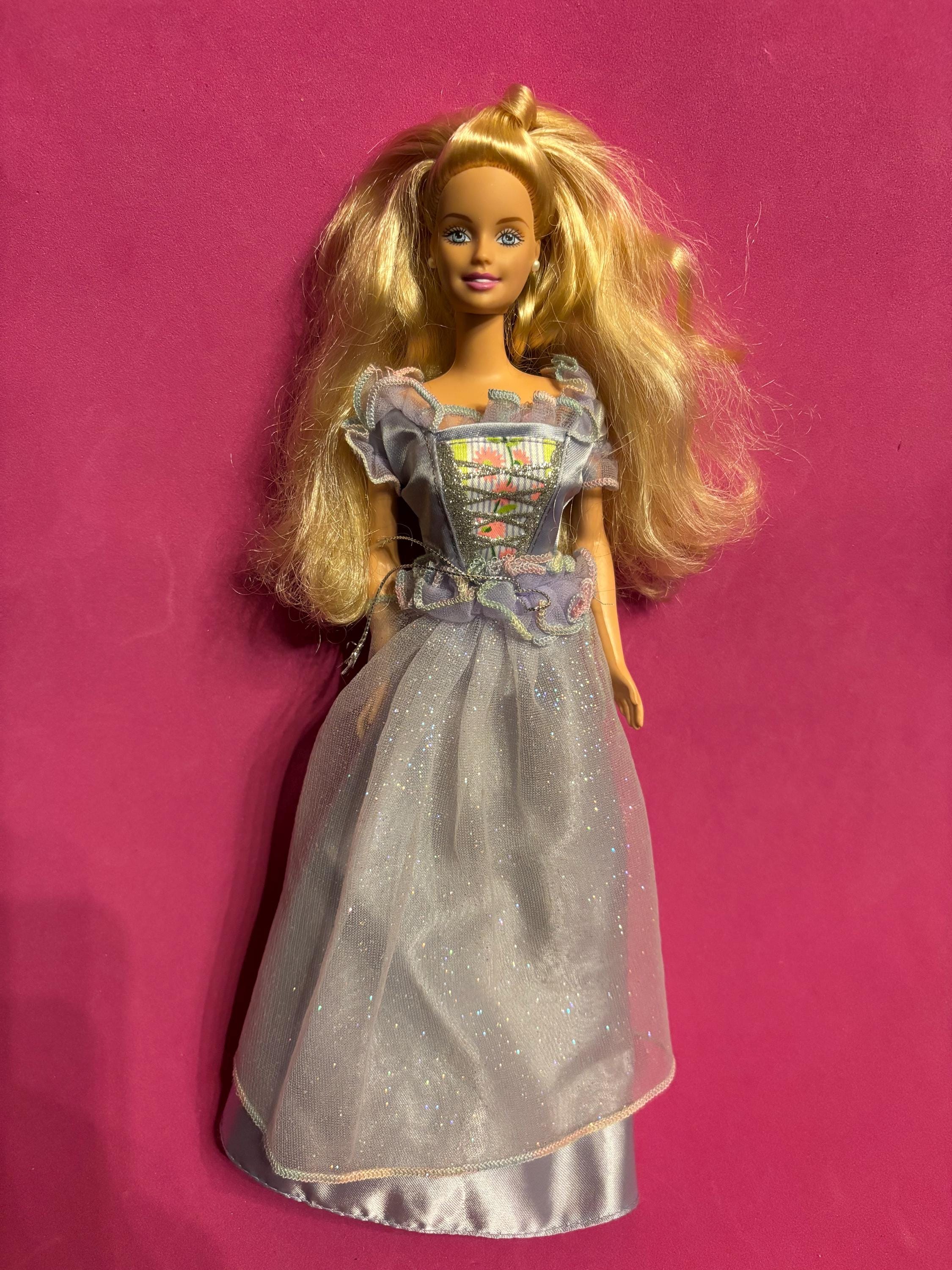 2000 Princess Barbie #28264: Blonde Doll in Purple Dress - Etsy
