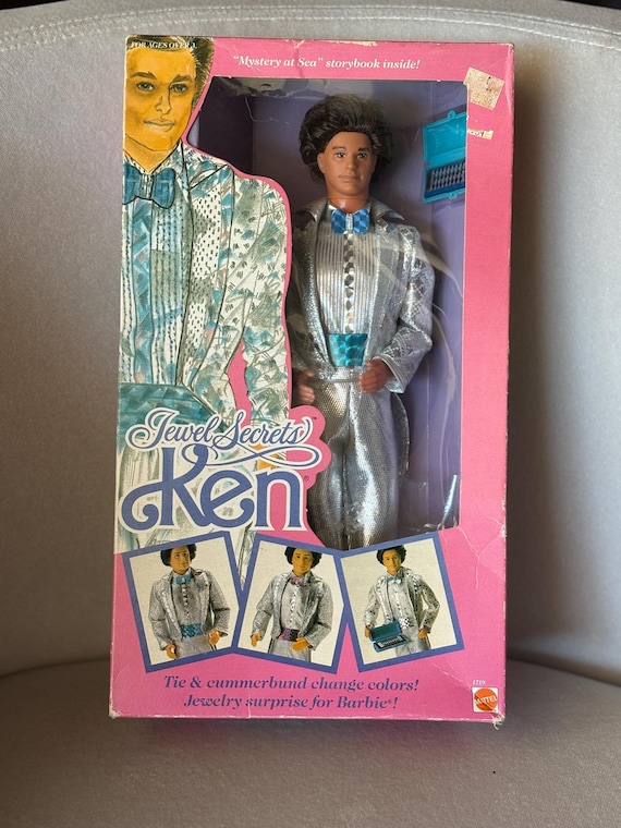 1986 Jewel Secrets Ken Barbie Doll #1719 - NIB. Read Below. - Etsy