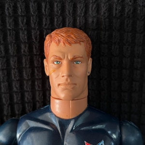 1996 GI Joe Navy Seal Action Figure: Redhead Soldier, Blue Wet Suit