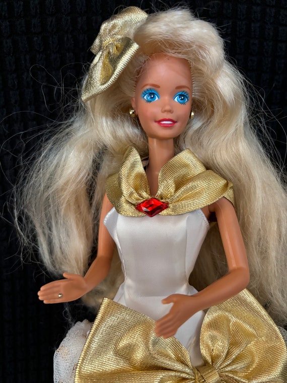 Jewel Jubilee Barbie 1991 speciale editie. 2366. Pop is nooit uitgekleed. Geen schoenen. Pop en kleding in EUC. Etsy Nederland