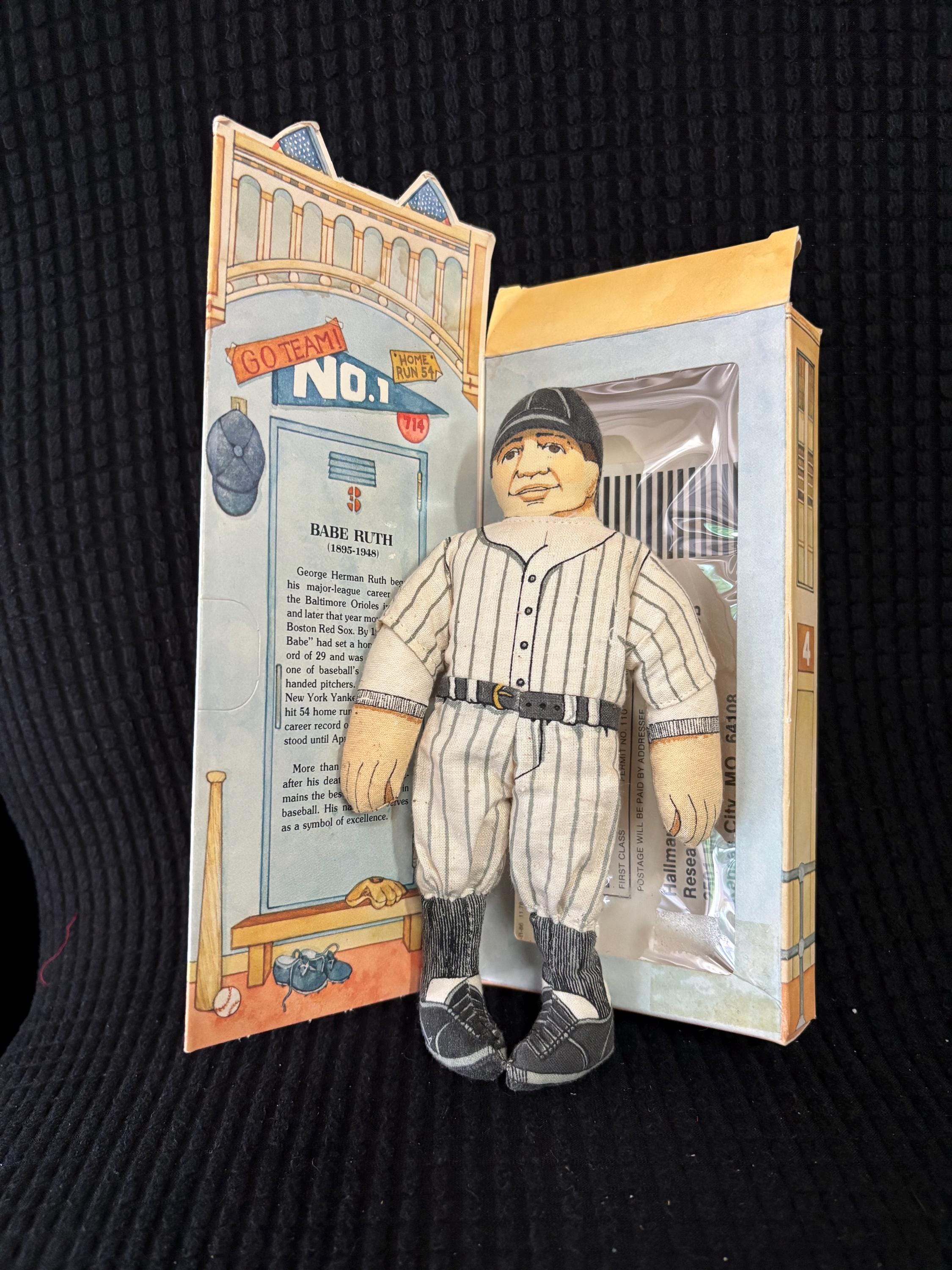 Famous Americans Series “babe Ruth” Hallmark Collectible Doll