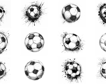 Soccer Ball SVG Bundle: 112 Designs, Laser Cut Files (Digital Download)