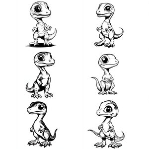 Cute Velociraptor SVG Pack 84 Designs. Cute Velociraptor SVG, Cute Velociraptor PNG, Laser svg, Cute Velociraptor, Clip Art, svg, png, jpg