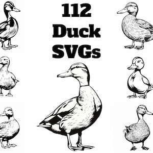 Duck SVG Pack 100+ Unique Designs. SVG, JPG, Cricut svg, Cnc, Lasercut svg, Digital Download, Coloring Book