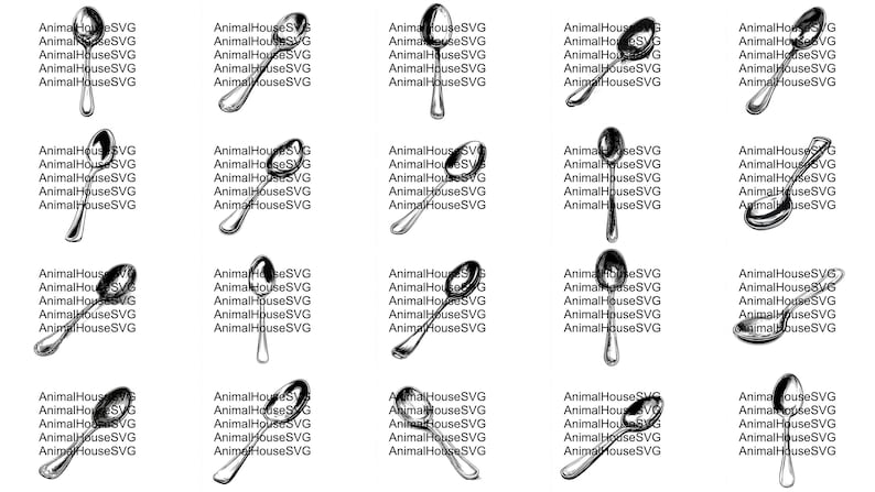 Spoon Grid Spoon SVG Pack: 92 Unique Designs (digital Download) - Etsy