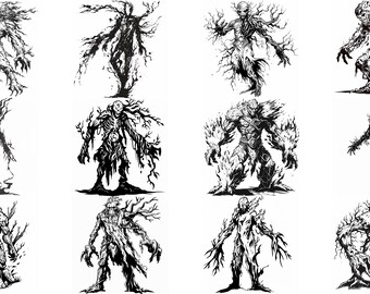 Earth Elemental SVG Pack: 48 Unique Designs (Digital Download)