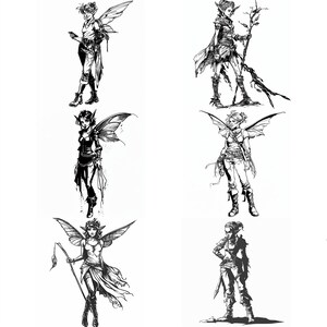 Pixie SVG Pack 48 Unique Designs. Pixie SVG, Pixie JPG, Pixie Lasercut, Pixie Sublimation, Pixie Laser, Pixie Lasercut svg
