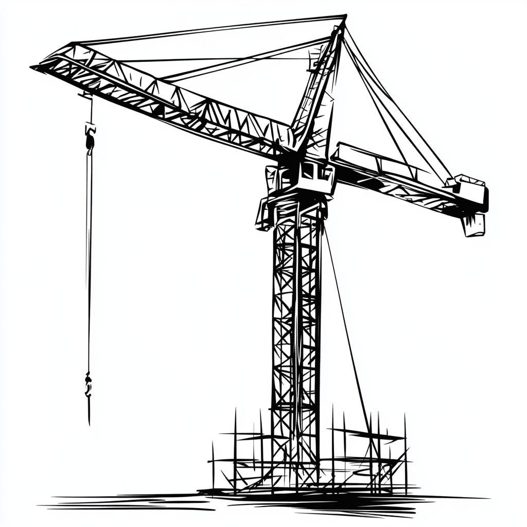 Crane Rigging Svg Construction Crane SVG Pack 69 Designs. Construction Crane SVG ...