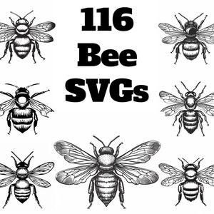 Bee SVG Pack 110+ Unique Designs. SVG, JPG, Cricut svg, Cnc, Lasercut svg, Digital Download, Coloring Book