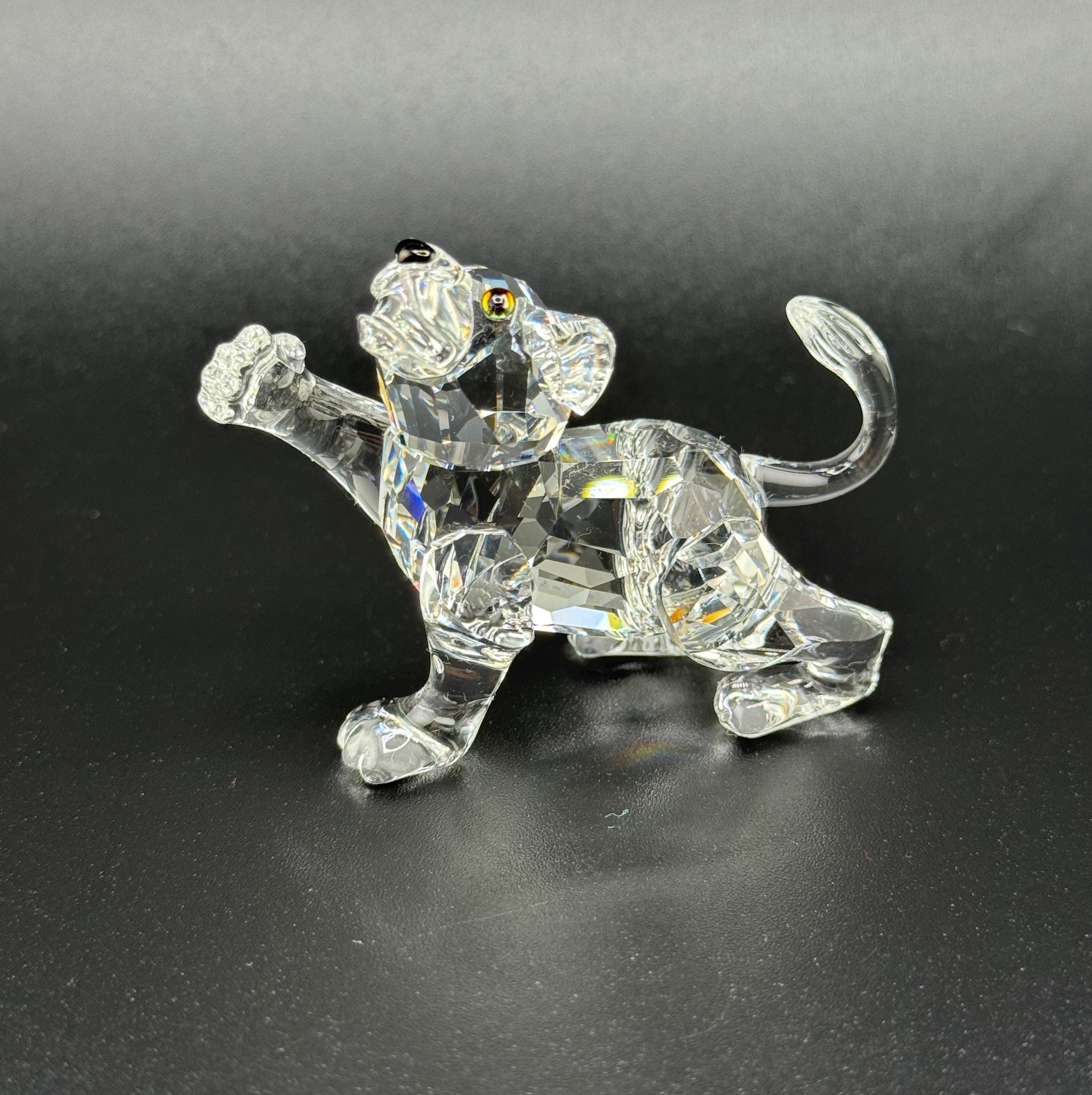 Swarovski Crystal Figurines Lion - Etsy