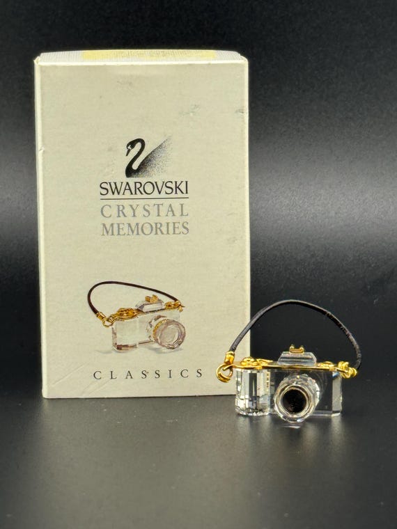 Swarovski Crystal Memories Camera Figurine - Etsy