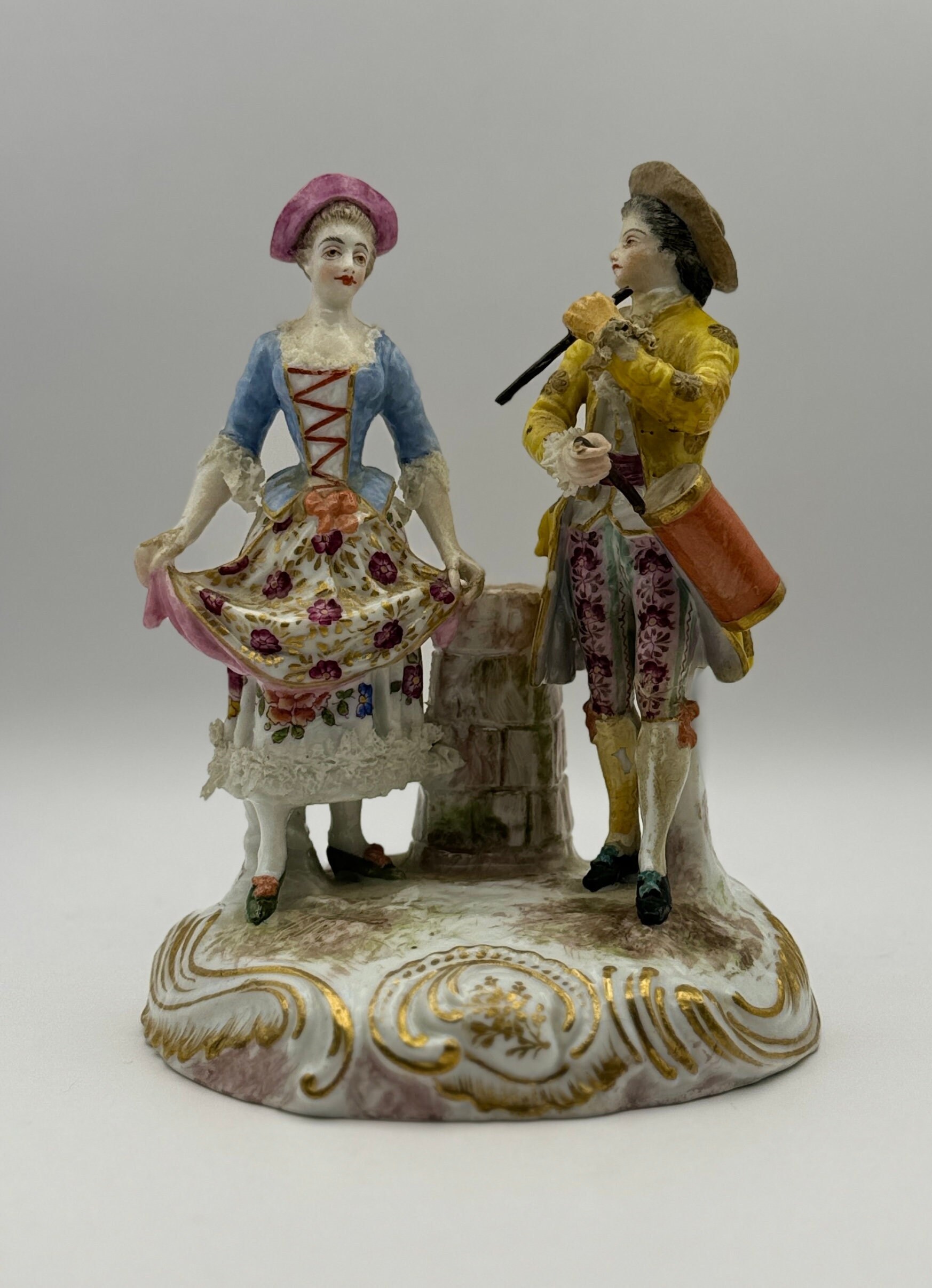 □美術品□1820年〜1924年◇額装40cm◇皿20.5cm◇Meissen