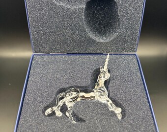 Swarovski Crystal Unicorn Figurine #630119 W/ Box - Art Glass