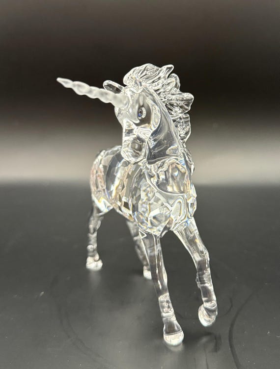 Swarovski Crystal Unicorn Figurine #630119 W/ Box - Art Glass