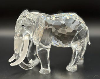 Swarovski "Inspiration Africa - The Elephant" Figurine, SCS 1993, Mint with Certificate, Retired Swarovski Crystal Collectible