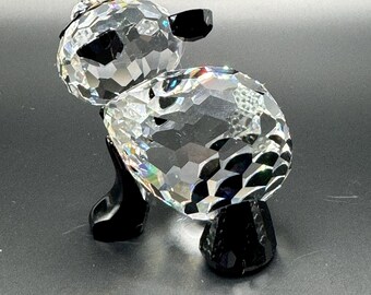 Swarovski Crystal Panda Bear Figurine #7611 - Collectible With