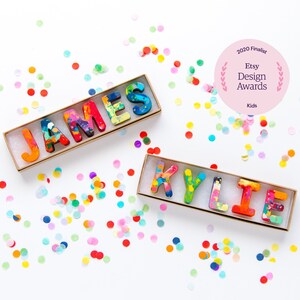 Name Crayons, Personalized Crayon Set for Kids - Custom Original Rainbow Crayon® Name Crayons in Box, Personalized Graduation Gift for Boy