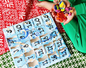 Advent Calendar - Pre-Filled Crayon Advent Calendar for Kids - 25 Mini Original Rainbow Crayons® in an Advent Calendar Box-Ready for Gifting