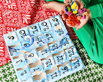 Crayons Arc-en-Ciel 12 Couleurs – Calendrier De L'Avent, Cadeau Enfants 4-12 Ans, Avec Taille-Crayon