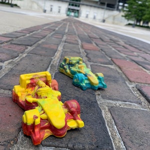 Race Car Crayon Gift for Kids - Indianapolis 500 CRAYON - Original Rainbow Crayon® Car Scribbler - Race Car Party Favor Gift for Race Lovers