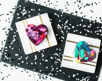 Rainbow Crayon HEART Crayons, Valentine Crayon Craft for Kids, Jumbo Original Rainbow Crayon (1 Crayon), Heart Shaped Class Valentine Favors