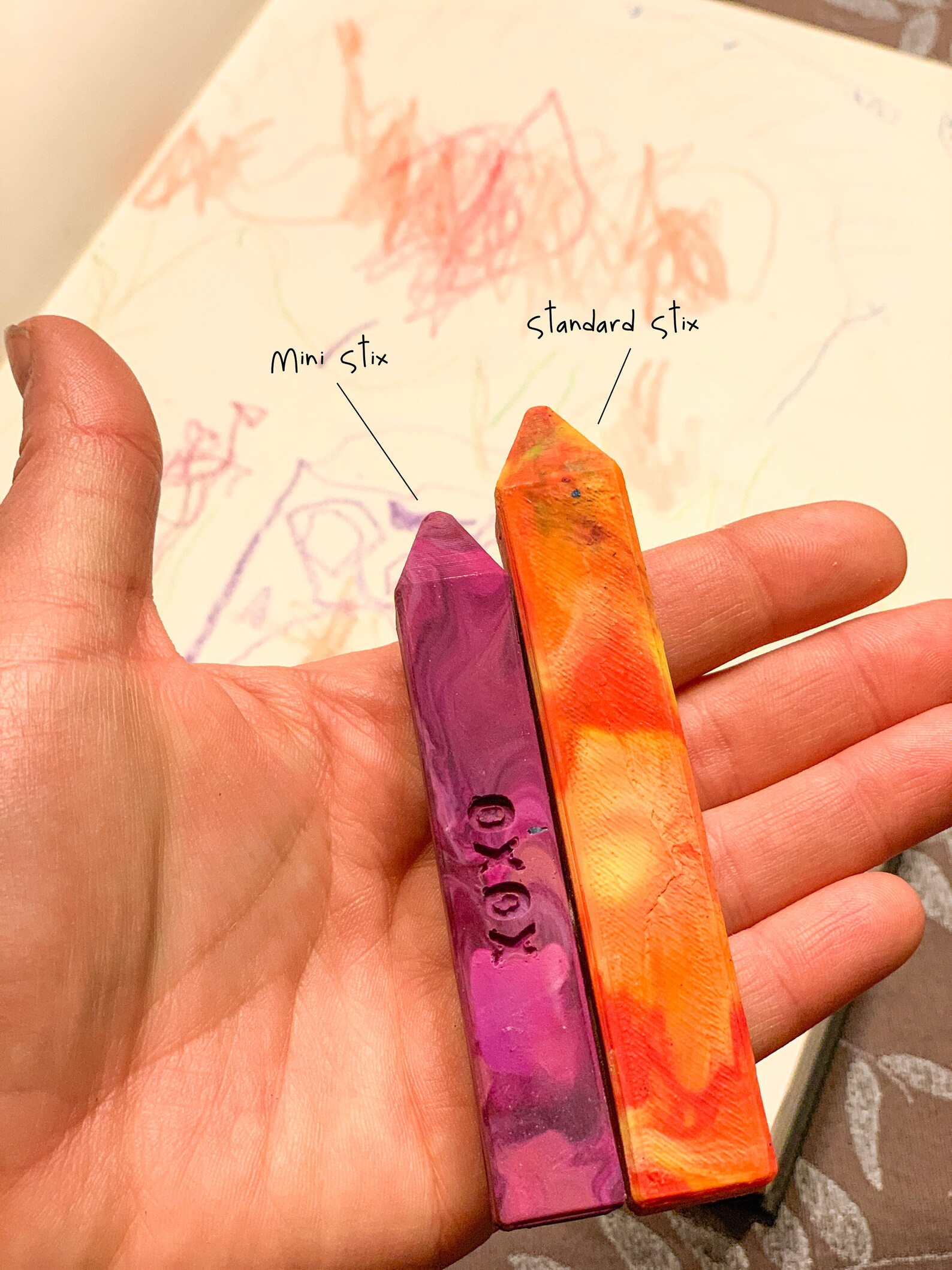 Spanish Colors Crayon Stix® Crayon Set Back to School Solid Etsy