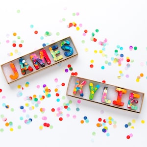 Personalized Name Crayon Gift Set, Coloring Activity for Kids, Custom Name Rainbow Crayons, Children's Birthday Gift Boy or Girl image 5