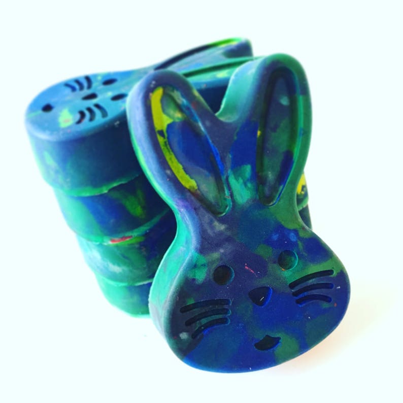 Easter Basket Stuffer Bunny CRAYONS Large Scribbler Size Bunny Crayon Single Bunny Crayon for Kids Easter Basket Gift for Kids Easter image 8