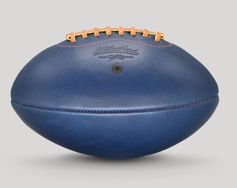 Big Blue Leather Head football,  Sports, Play, Handmade (F1-BB-Red)