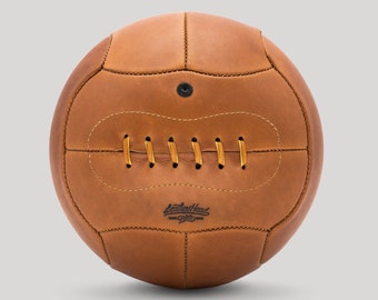 Leather Head "Old Fashioned" Soccer Ball, 1930 World Cup Ball