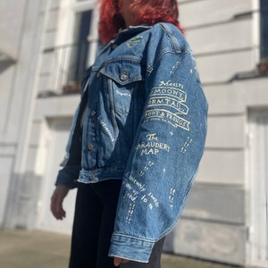 Hand-Painted Denim Jacket – Magical Theme (Any Ideas. Any Style. Any Theme)
