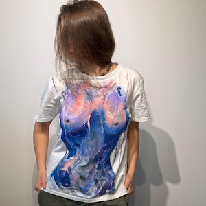 Hand-Painted T-Shirt Women’s torso (Any Ideas. Any Style. Any Theme)