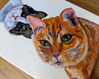 Retratos de mascotas pintados a mano: arte de retratos de animales personalizados
