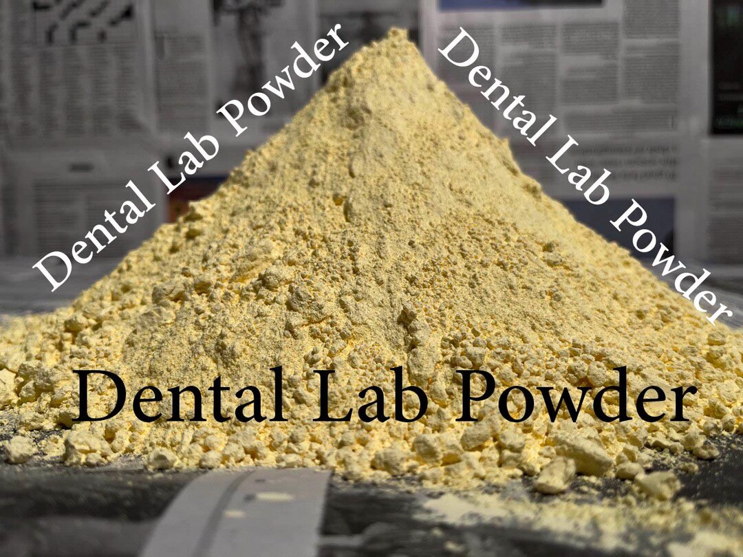 Dental Lab Yellow Stone Powder Type III: Strong, Quick-setting Cast ...
