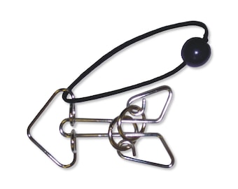 Cupid's Dart Wire Puzzle, Puzzle Master Brain Teaser, Game, Mechanical Puzzle, IQ Logic Teaser, 3D Puzzle, Puzzle