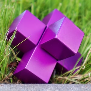 Slideways Metal Puzzle, Aluminum Metal Puzzle, Brain Teaser, Game, Mechanical Puzzle, Burr Puzzle, IQ Logic Teaser, 3D Puzzle, Puzzle