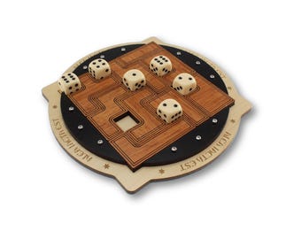 Alea Iacta Est is a Wood Puzzle from Jean Claude Constantin, Brain Teaser Puzzle, 3D Mind Puzzle Board Game for IQ Test, Brain Game Toy