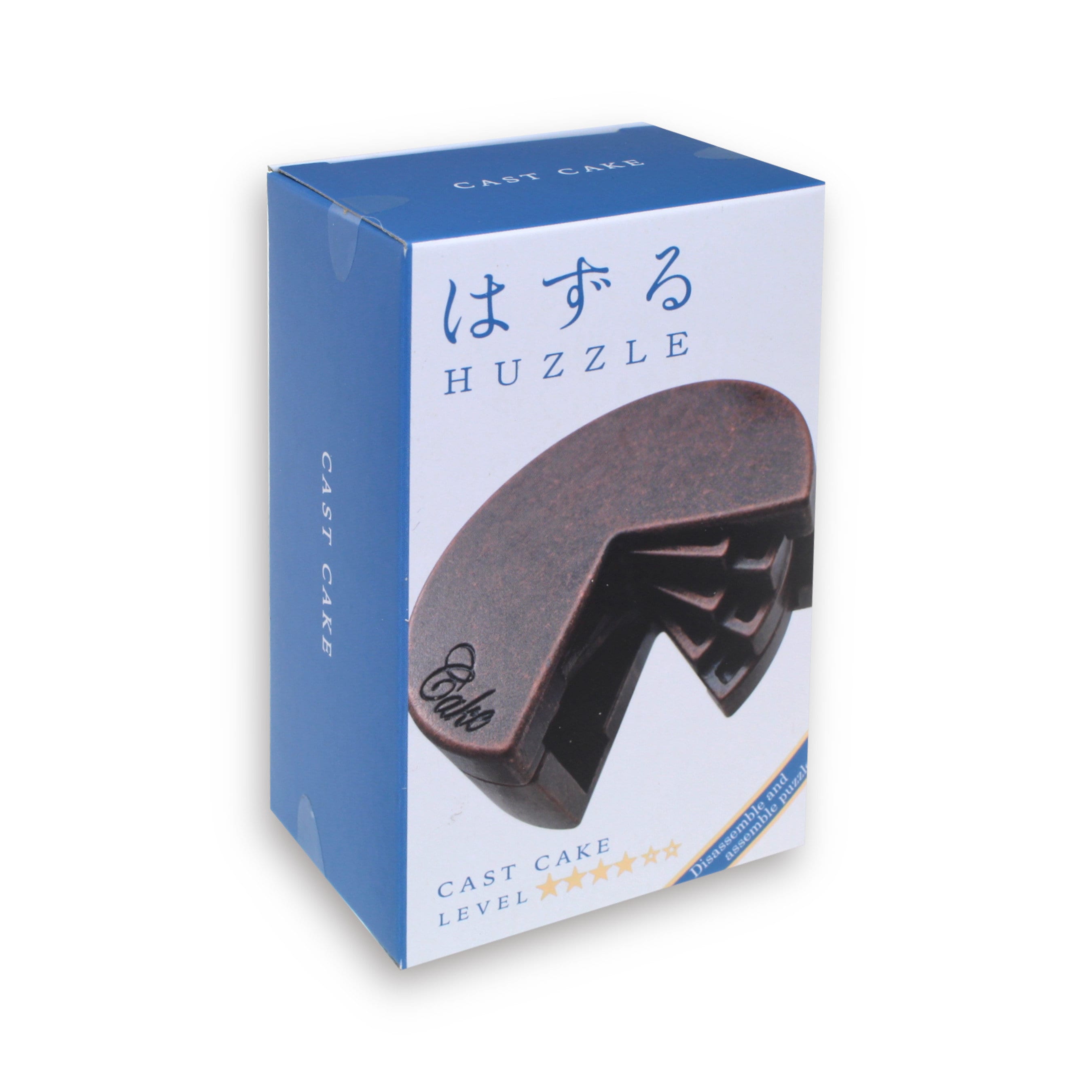 Cast Cake Metal Puzzle, Hanayama, Brain Teaser, Mechanical Puzzle, IQ Logic Teaser, 3D Puzzle