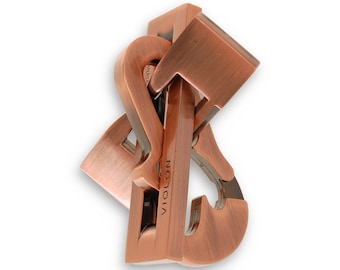 Cast Violon Metal Puzzle, Hanayama, Brain Teaser, Mechanical Puzzle, IQ Logic Teaser, 3D Puzzle, Puzzle, Huzzle