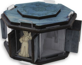 Prison Break Box Wood Puzzle, Brain Teaser, Game, Mechanical Puzzle, IQ Logic Teaser, 3D Puzzle, Wooden Puzzle, Puzzle Master