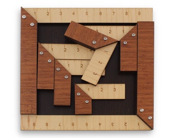 Winkel Wood Puzzle, Jean Claude Constantin Wooden Puzzle, Brain Teaser, Game, Mechanical Puzzle, IQ Logic Teaser, 3D Puzzle