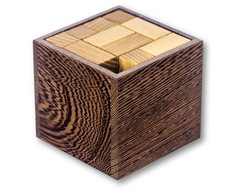 The Soma Squartata Wood Puzzle from Pelikan Puzzles is wooden IQ Logic Puzzle, Brain Teaser, Puzzle Master, Burr Puzzle