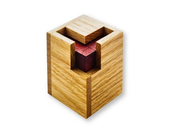 The Play-Boy 2 Wood Puzzle from Pelikan Puzzles is wooden IQ Logic Puzzle, Brain Teaser, Puzzle Master, Burr Puzzle