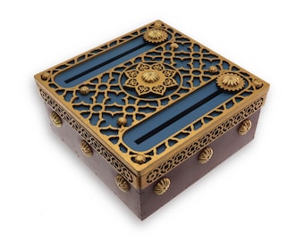Blue Dragon Puzzle Box Wood Puzzle, Jean Claude Constantin Wooden, Brain Teaser, Game, Mechanical Puzzle, IQ Logic Teaser