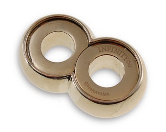 Cast Infinity Metal Puzzle, Hanayama, Brain Teaser, Mechanical Puzzle, IQ Logic Teaser, 3D Puzzle, Puzzle, Huzzle