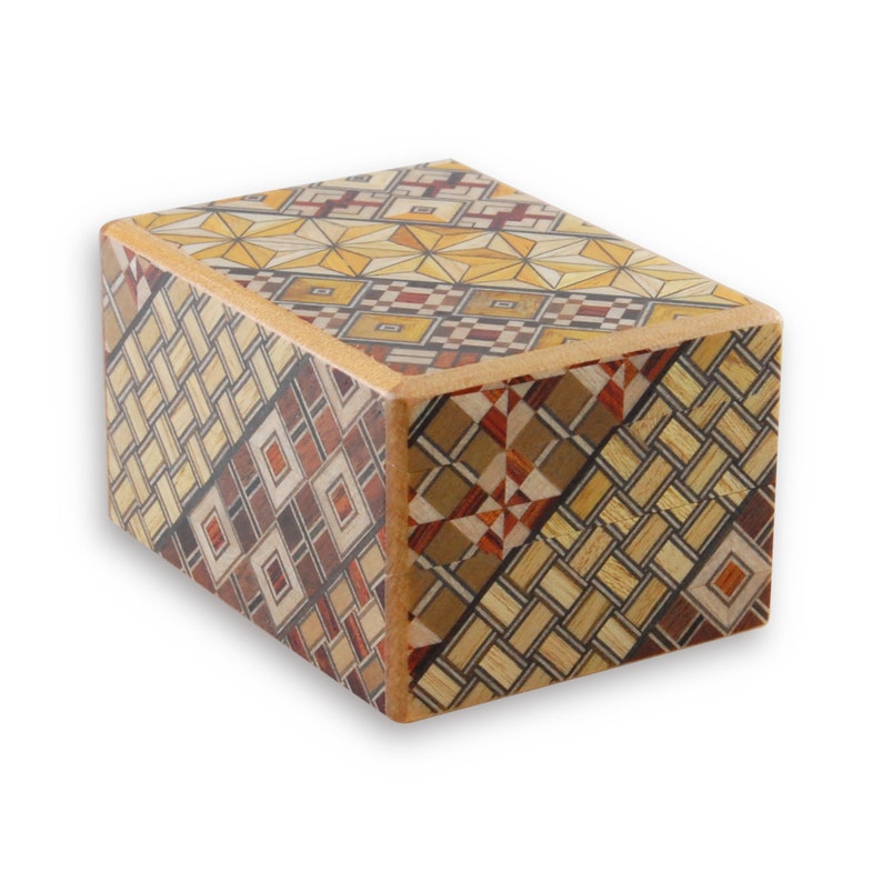 Japanese Puzzle Box 2.5 Sun 12 Step Koyosegi Wood Puzzle Box Etsy