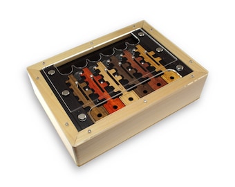6 Key Box Wooden Brain Teaser Puzzle, Constantin Puzzle, Secret Box With Key, Wooden Game, Educational Toy, Birthday Gift for Kids & Adults