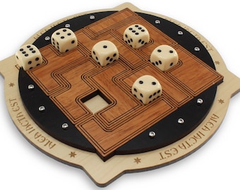 Alea Iacta Est is a Wood Puzzle from Jean Claude Constantin, Brain Teaser Puzzle, 3D Mind Puzzle Board Game for IQ Test, Brain Game Toy