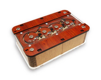 Viking Box Wooden Puzzle, Jean Claude Constantin Wood Puzzle, Brain Teaser, Game, Mechanical Puzzle, IQ Logic Teaser, 3D Puzzle.